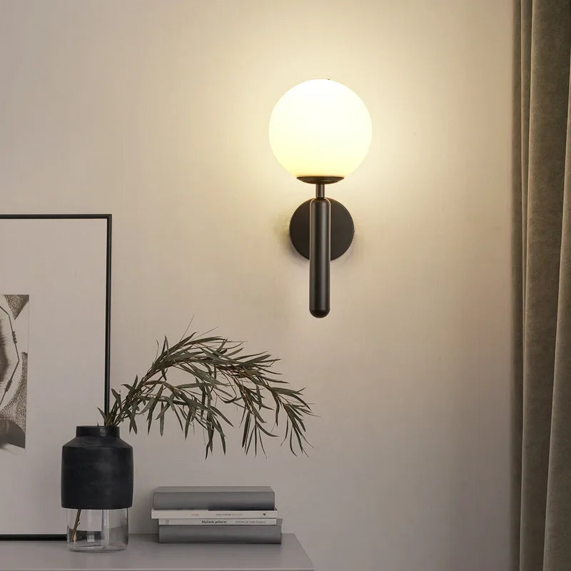Royallure Touch Control Charging LED Wall Lamp Wireless Tri-Color Dimmable Bedside Light