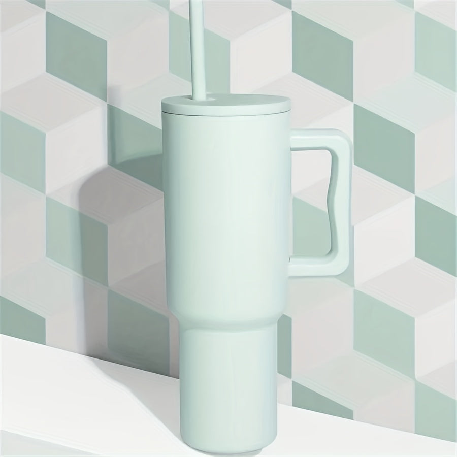 Luxora Trendy Stainless Steel Insulated Water Bottle with Straw and Handle