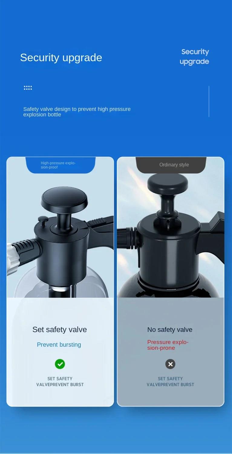 Royaleva High Pressure Car Foam Washer 2L with Nozzles