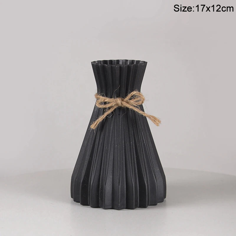 Royelux Nordic Ceramic Plastic Vase - Elegant Modern Home & Event Décor