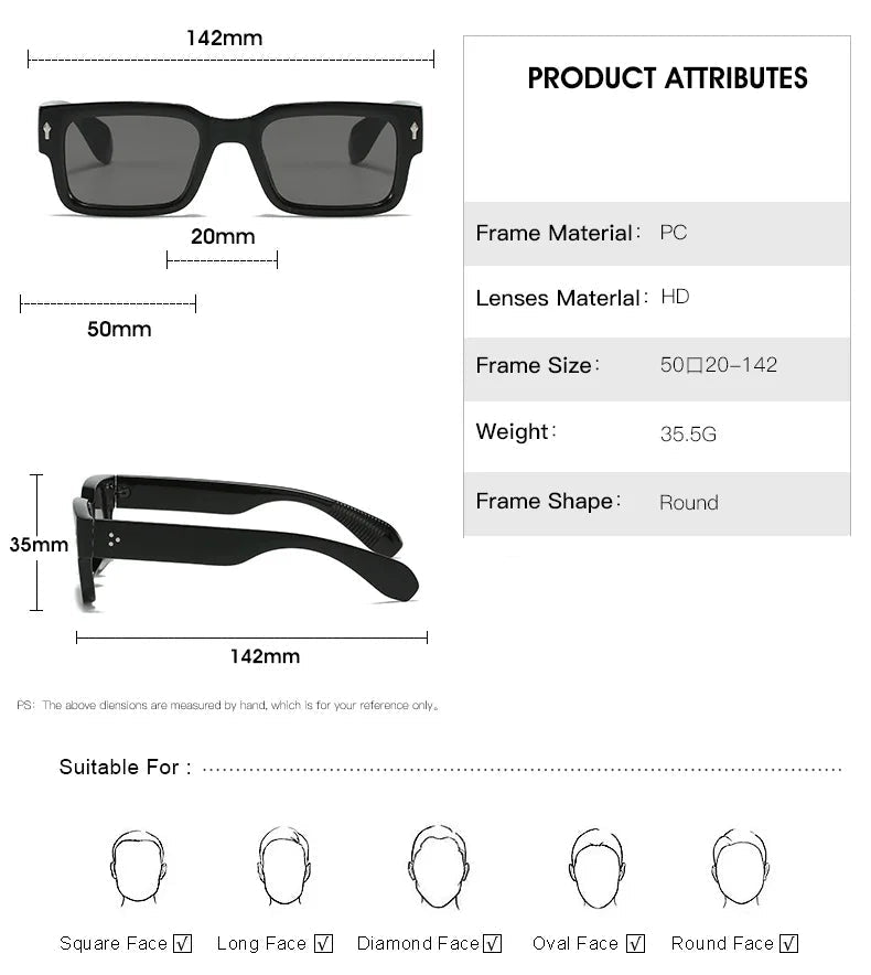 Luxora Alar Retro Sunglasses with Full Sun Protection