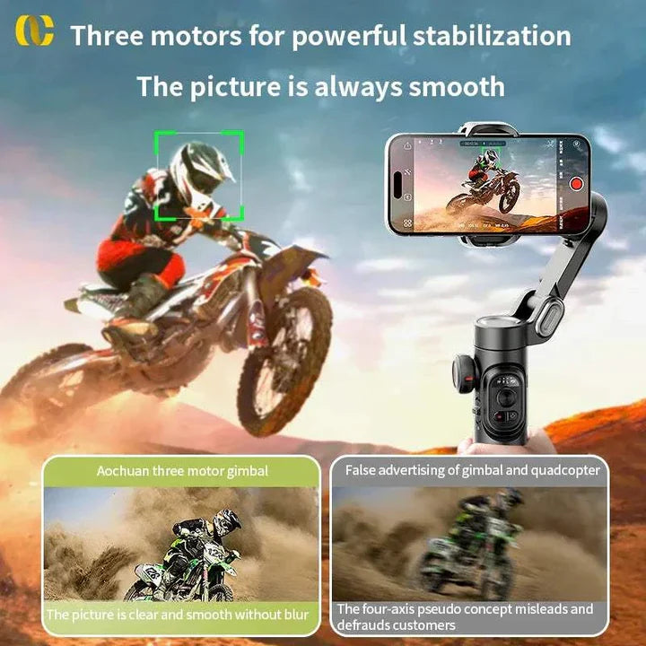 RoyaleGlow Smartphone Gimbal Stabilizer for Smooth Videos