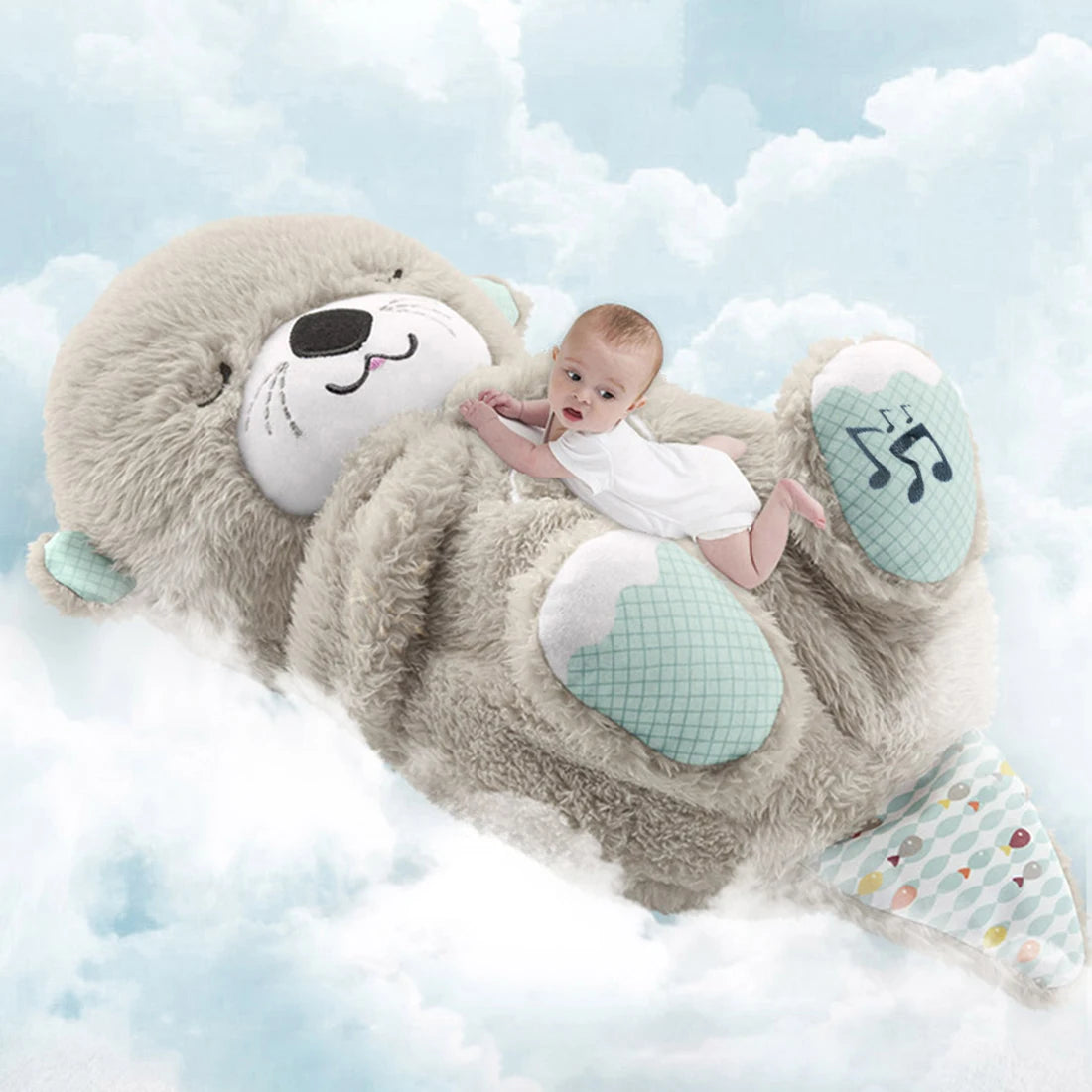 Royaleva Interactive Teddy Bears with Soothing Lights and Sounds