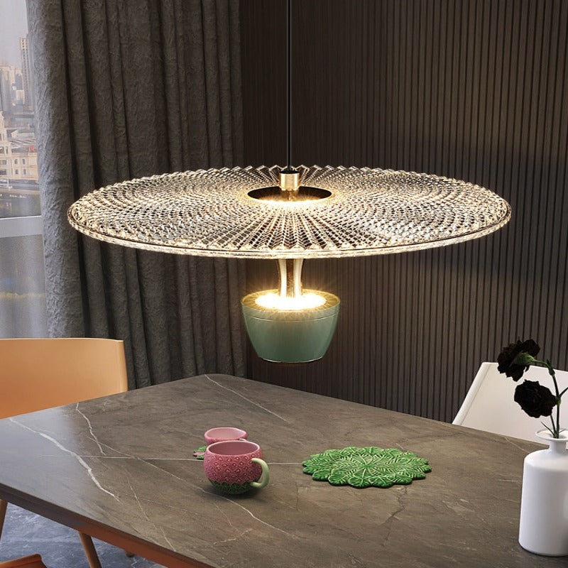 RoyaleGlow Art Flower Umbrella Chandelier Modern Design