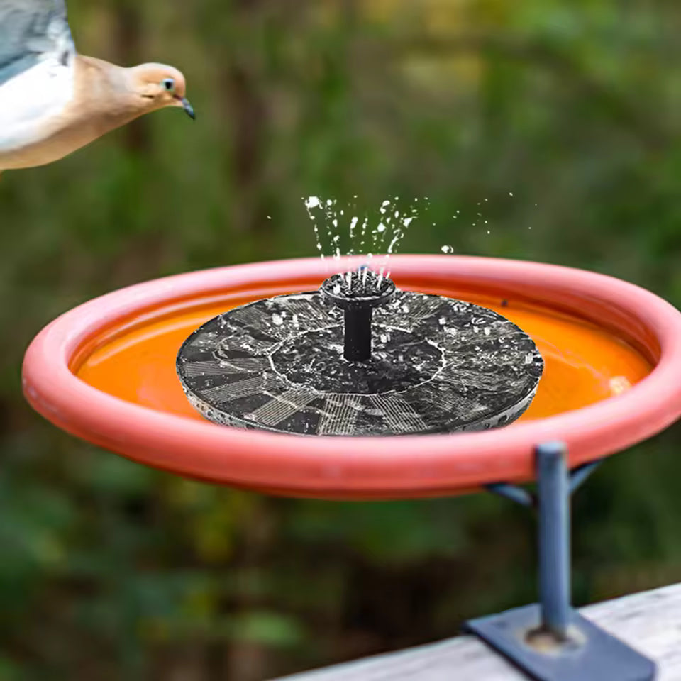 Royallure Solar-Powered Bird Bath Fountain - Eco-Friendly Outdoor Water Feature for Garden Bird Attraction