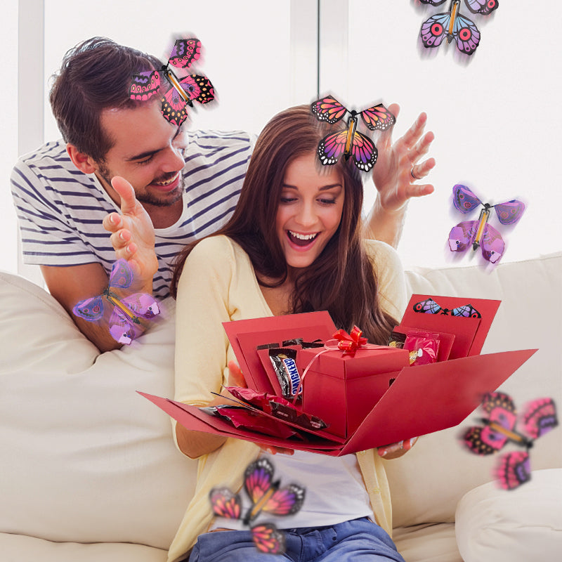 Royaleva DIY Valentine's Day Magic Butterfly Photo Surprise Gift