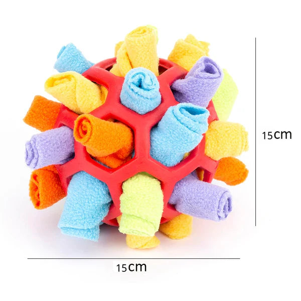 RoyaleGlow Snuffle Ball Dog Chew Toy for Fun Play