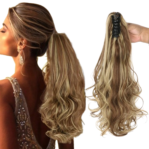Luxora Long Ponytail Clip On Hair Clamp Extension 22 Inch