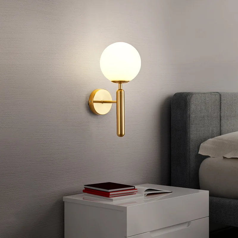 Royallure Touch Control Charging LED Wall Lamp Wireless Tri-Color Dimmable Bedside Light