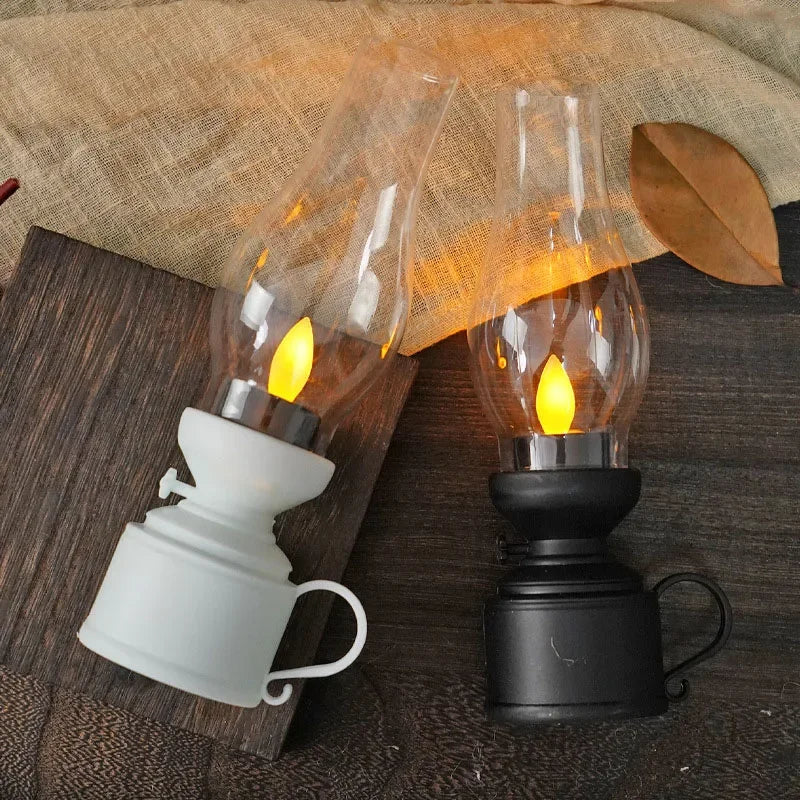 Rayvia Vintage LED Candle for Cozy Ambience Set