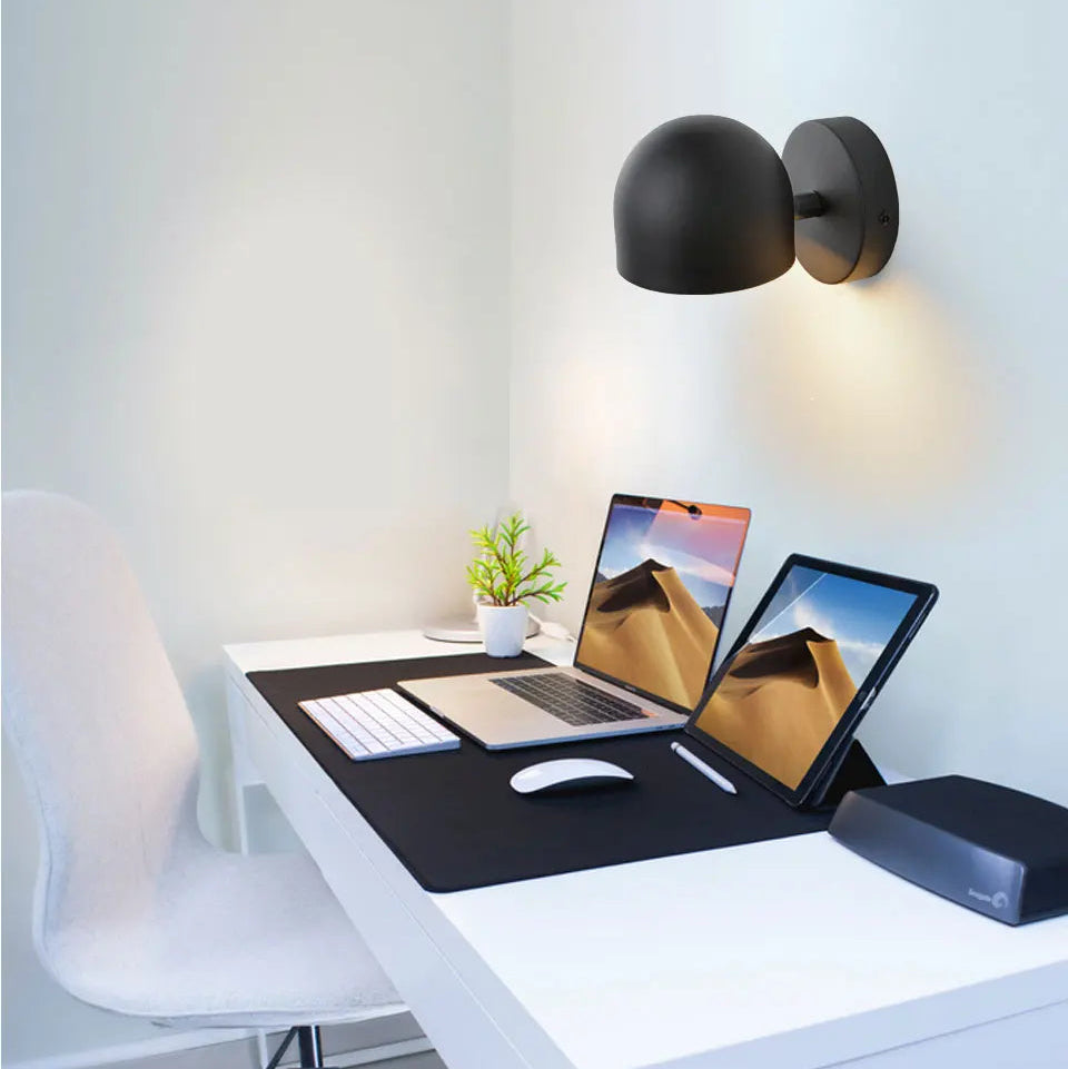 Royallure LED Indoor Wall Lamp 350° Rotatable with Touch Dimming Switch 9W