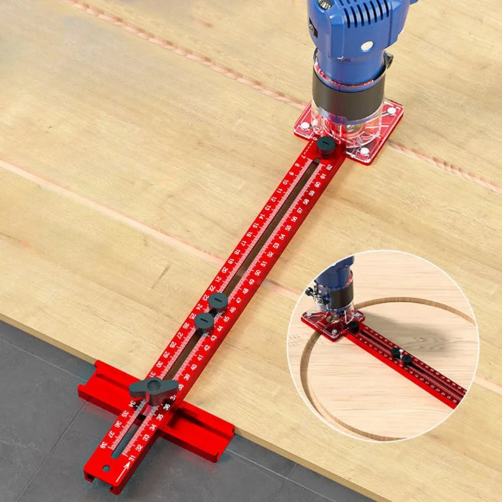 Rayvia 3-in-1 Woodworking Milling Machine Aluminum Clamp Precision Cutting Tool