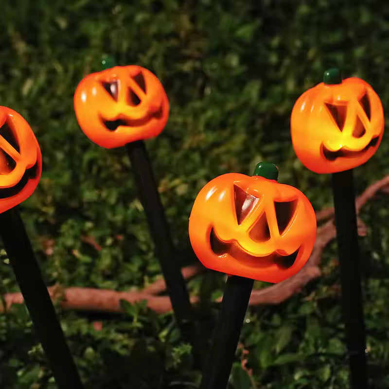 Royelux Halloween Jack-O-Lantern Solar Lamp Outdoor Waterproof Garden Yard Decor Light