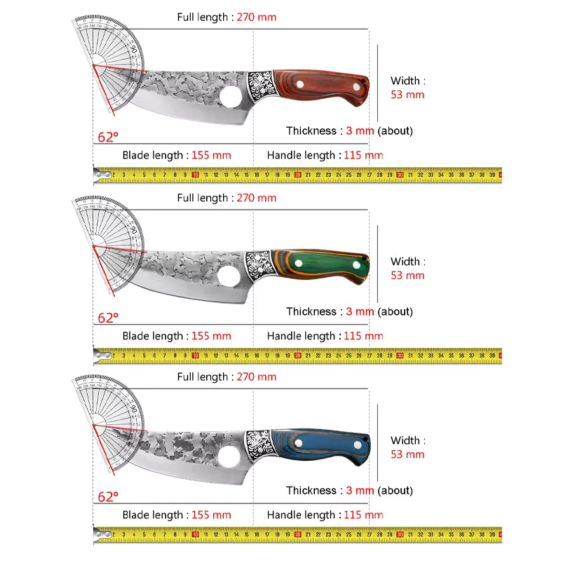 Royallure Premium Steak Knife Set of 6 with Damascus Steel Blades