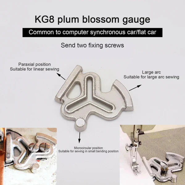 Luxora Plum Blossom Positioning Gauge for Seamless Sewing