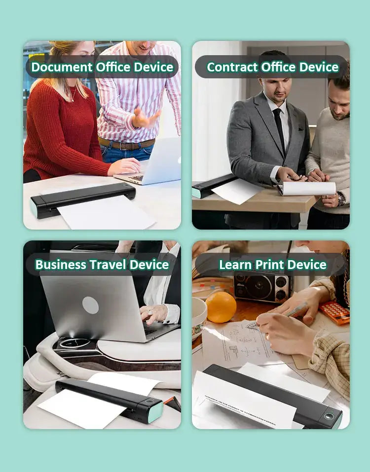 Royallure Pocket Thermal Printer – Compact Inkless, Bluetooth Print Anywhere
