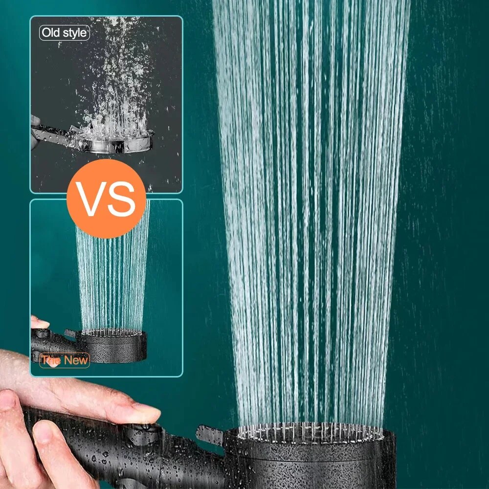 Luxora High Pressure Shower Head With Hose 5 Modes