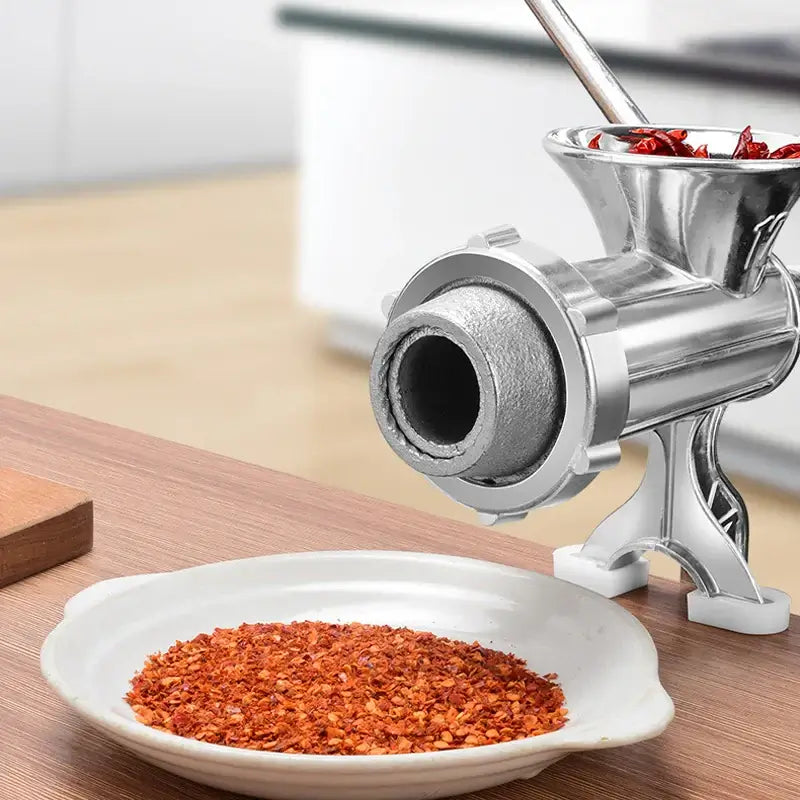 Royallure Manual Stainless-Steel Sausage Stuffer & Meat Grinder – Hand-Crank, Heavy-Duty