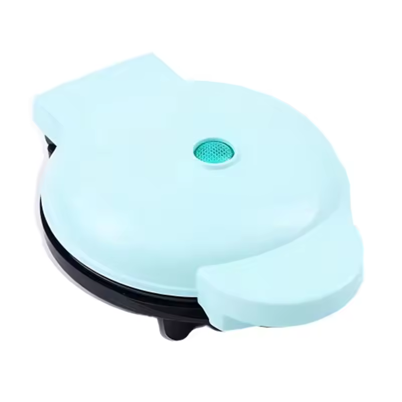 LuxRoyale Mini Electric Waffle Maker – Multifunctional Breakfast Sandwich & Cake Oven
