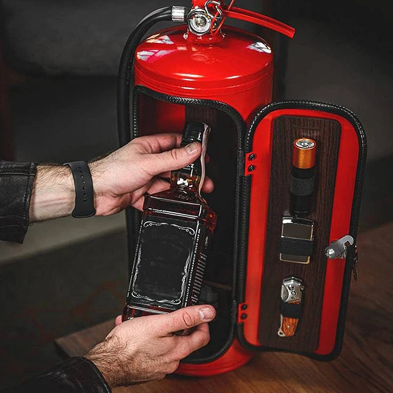 Rayvia Handcrafted Mini Bar From Real Fire Extinguisher