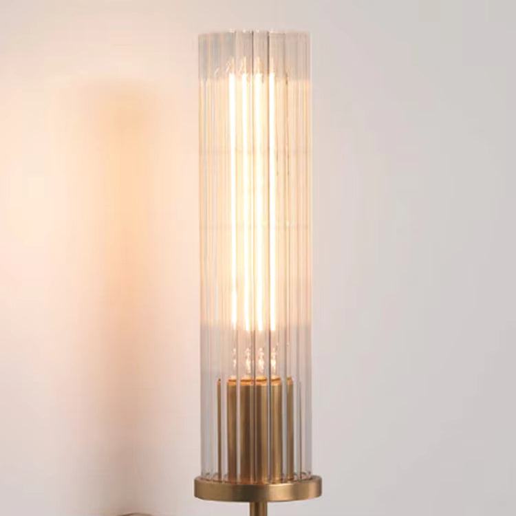 Lumora Modern Wall Sconce - Luxury Copper Glass Contemporary Design Premium Lighting