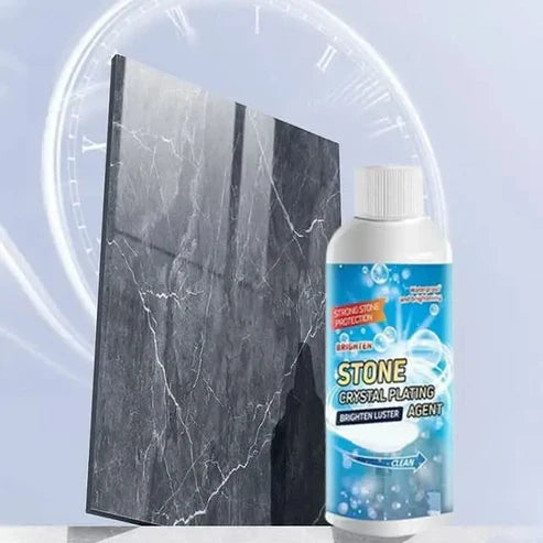 Powerful stone stain remover for marble, quartz, and tile – removes rust, oxidation, and stains with anti-corrosion formula, restores natural shine, 3.38 oz bottle.