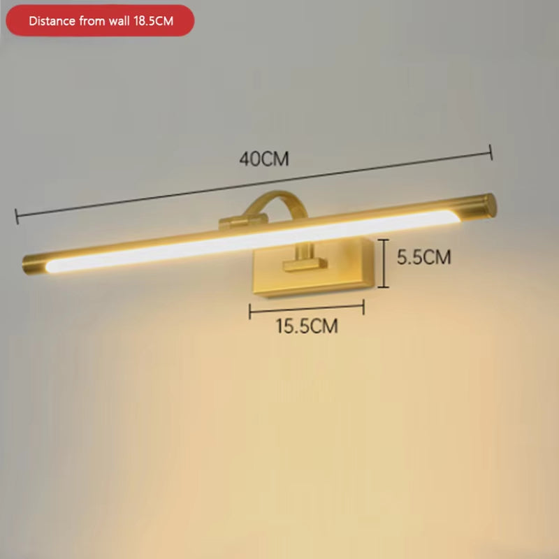 Royallure Brass Picture Light Sconce with Adjustable LED for Art Display