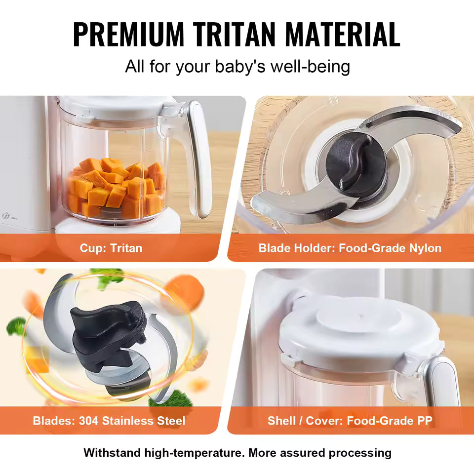 Royallure 5-in-1 Baby Food Maker with Advanced Safety Features