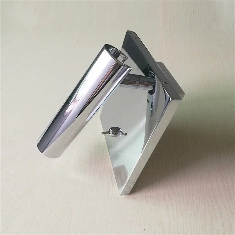 Royelux Modern Adjustable LED Recessed Wall Sconce with Integrated Switch for Bedroom Reading Light