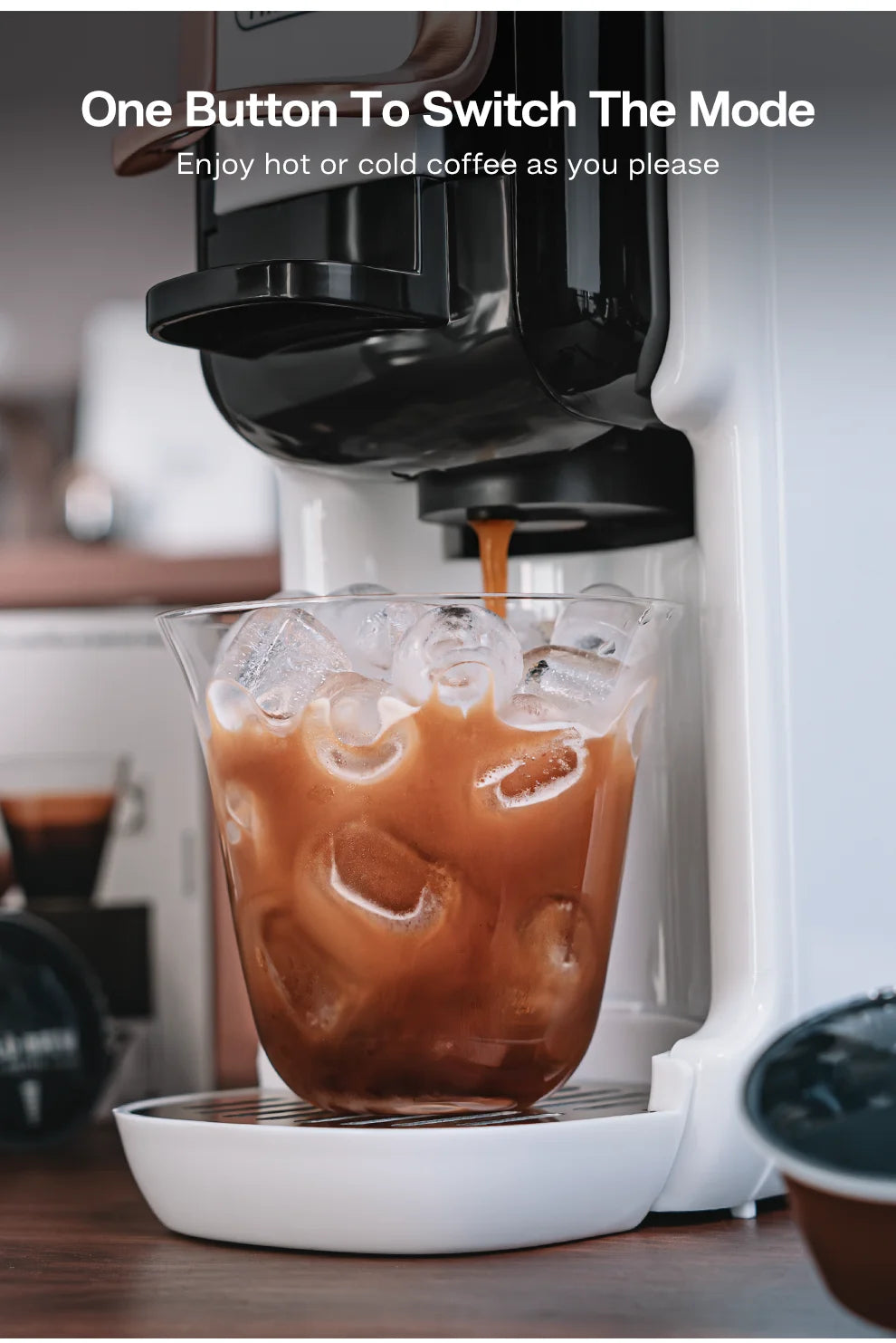 5-in-1 Coffee Machine – 19-Bar Multiple Capsule Brewer