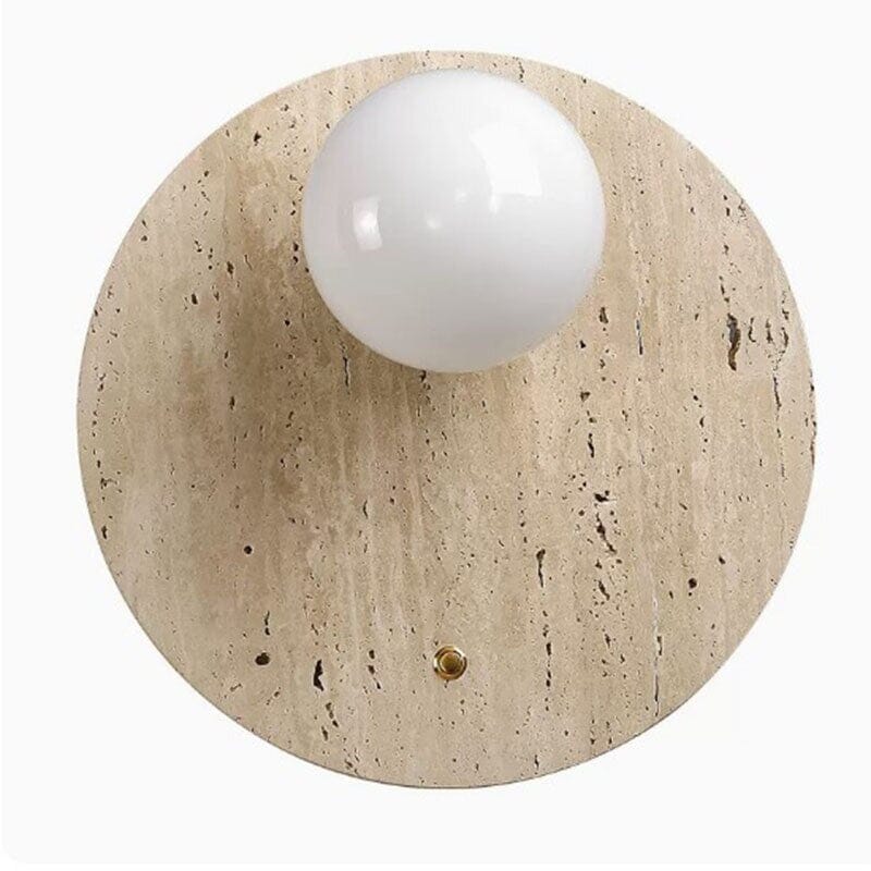 RoyaleGlow Asian Wabi Glow Lamps in Natural Marble