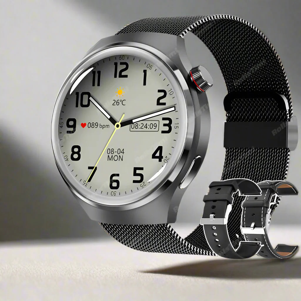 Luxora Pro 2025 Smartwatch – Advanced Health & Fitness Tracker