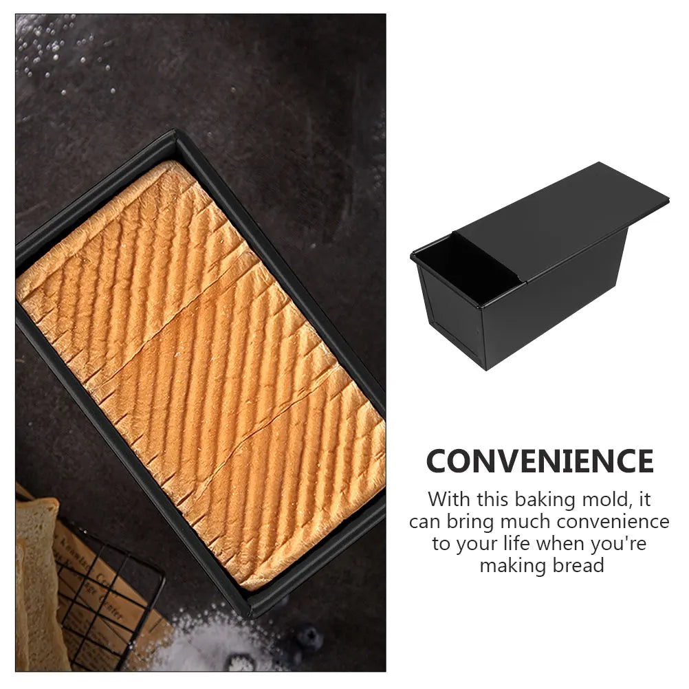 Royallure Nonstick Bread Loaf Pan with Lid – Quantum II Coating, Quick Heat & Easy Release