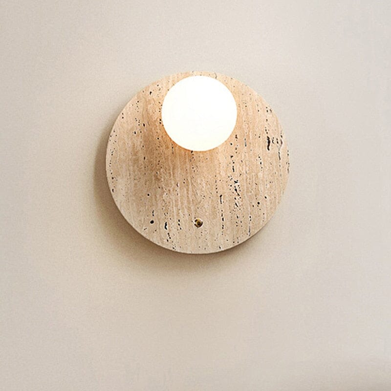 RoyaleGlow Asian Wabi Glow Lamps in Natural Marble