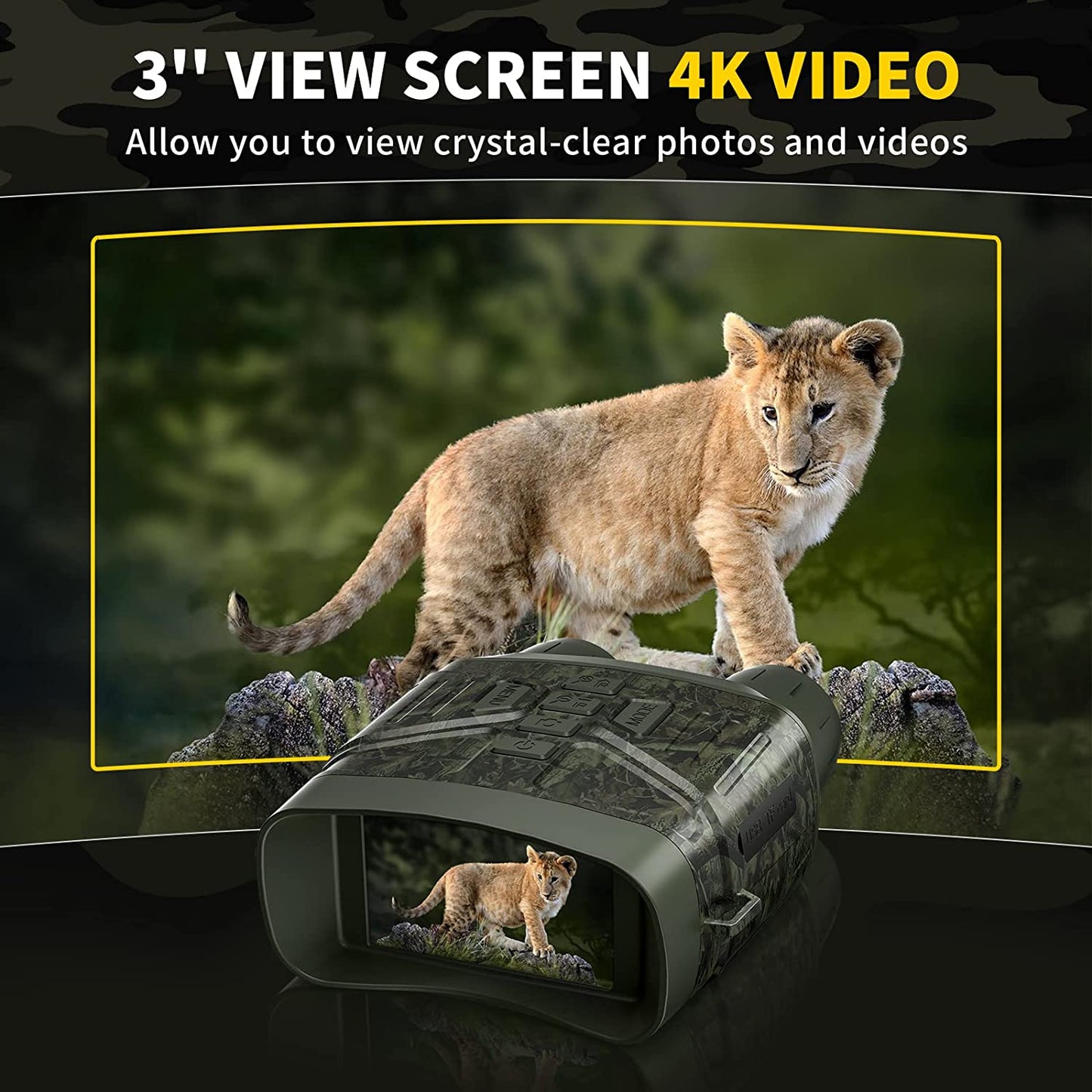 Luxora True Night Vision Binoculars with 5x Magnification