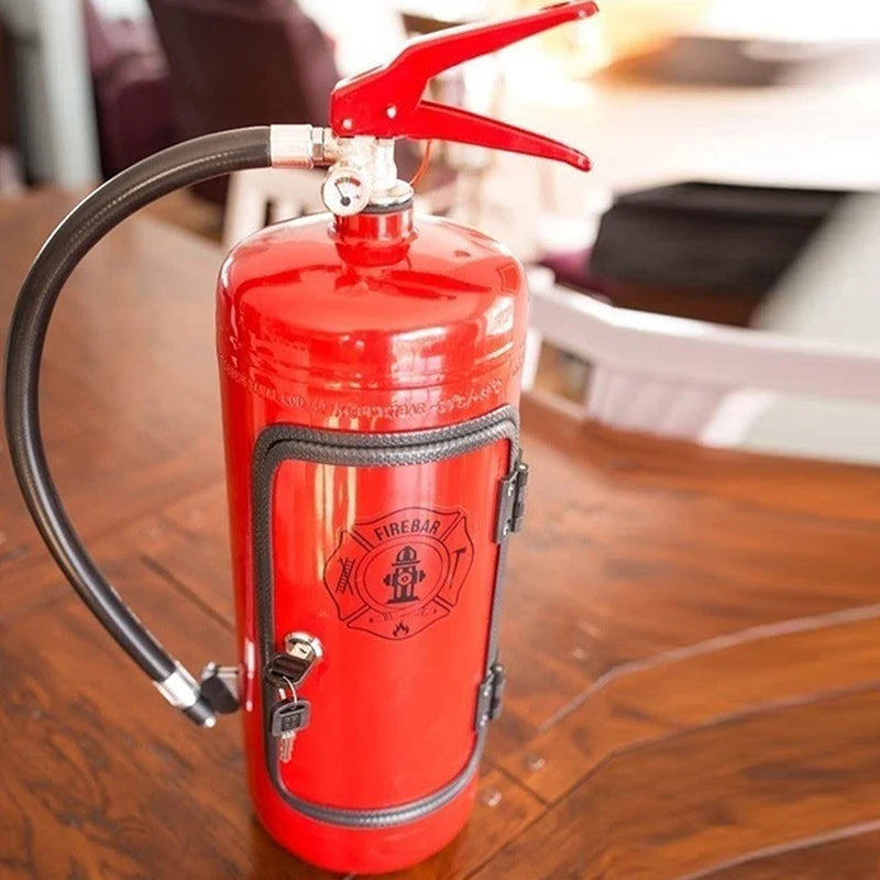 Rayvia Handcrafted Mini Bar From Real Fire Extinguisher