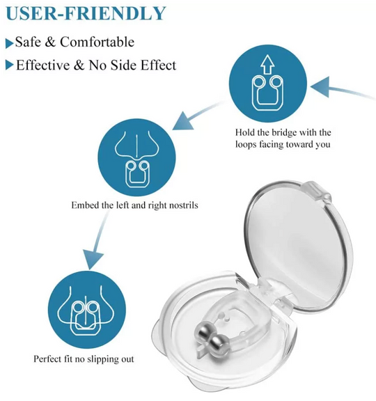 Royaleva Snore Stopper Magnetic Nose Clips (2 Piece Set)