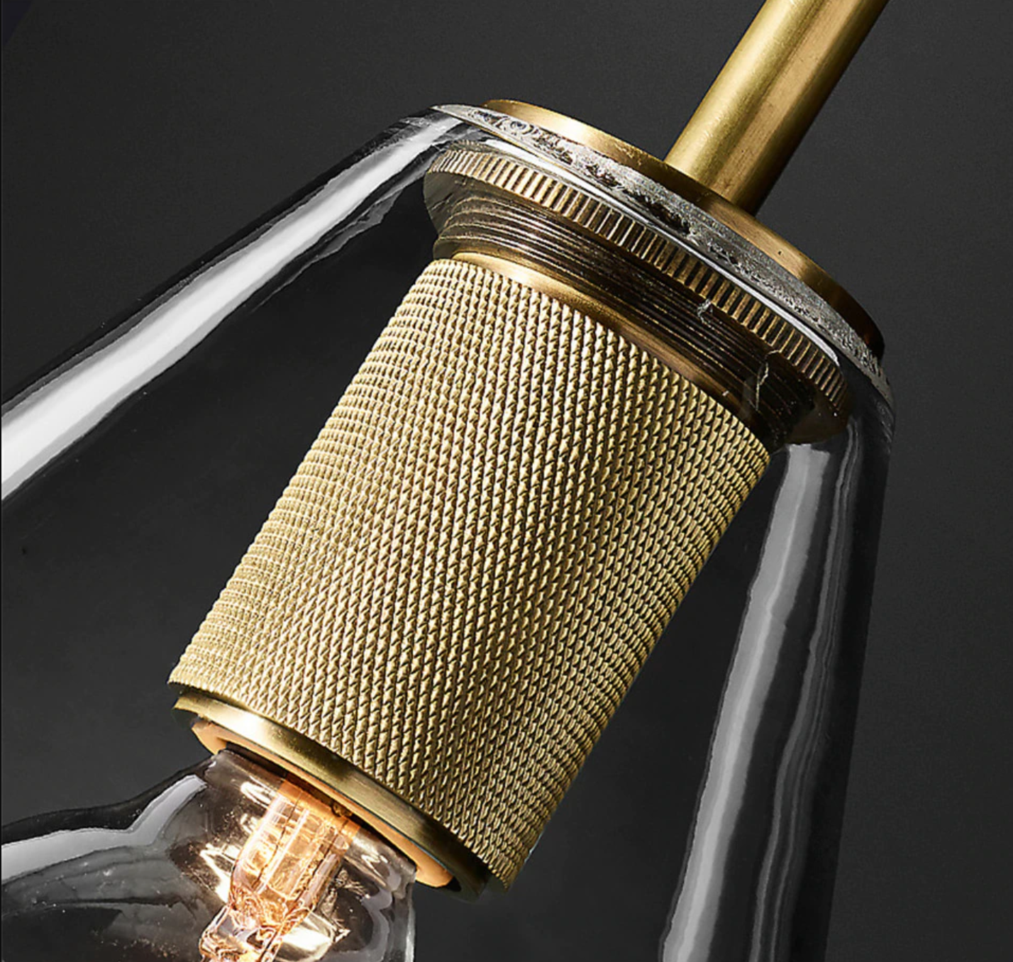 RoyaleGlow Armed Retro Brass Series - Wall Sconce