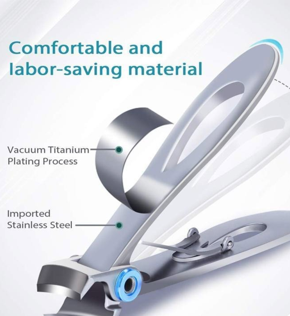 Luxora Nail Clippers For Thick Nails Easy Grip Durable Design