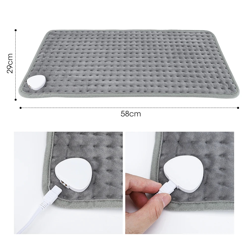 Royaleva Electric Heating Pad 30x60cm – Multi-Functional Hot Pad for Back, Legs & Hands
