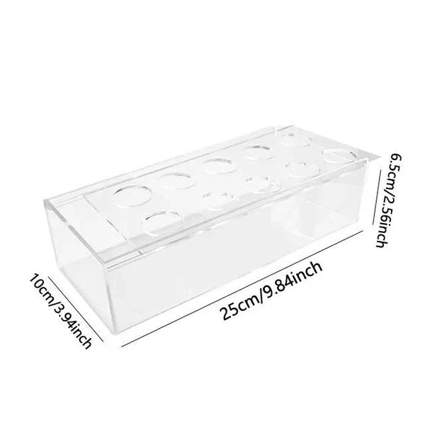 Luxora Clear Acrylic Flower Vase for Stylish Arrangements