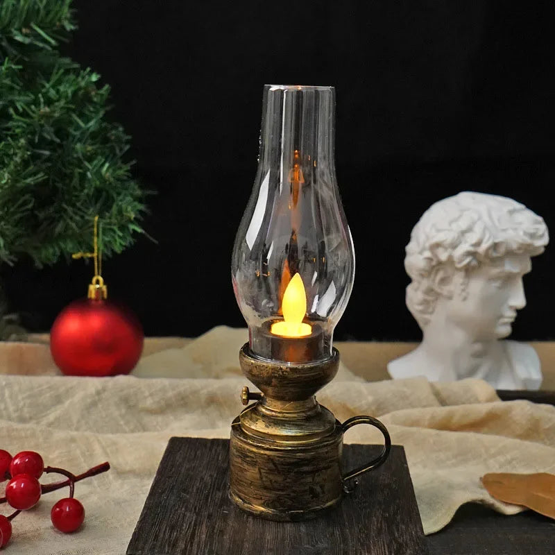 Rayvia Vintage LED Candle for Cozy Ambience Set
