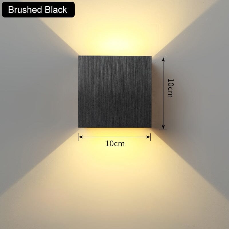 RoyaleGlow Arnold Cube Indoor & Outdoor Wall Lamps