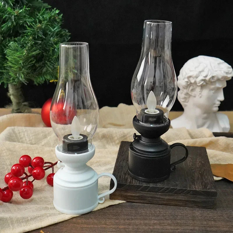 Rayvia Vintage LED Candle for Cozy Ambience Set