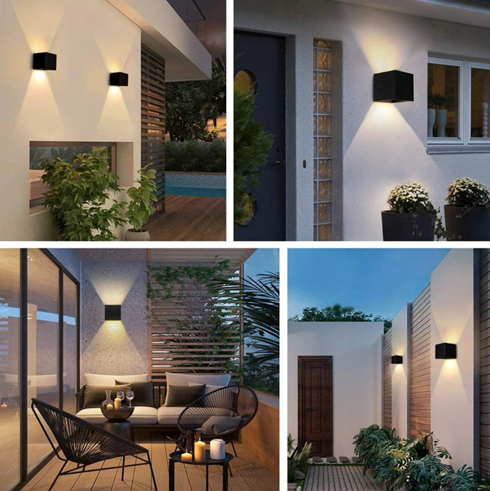 Luxora Scandinavian IP 65 LED Wall Sconce Light