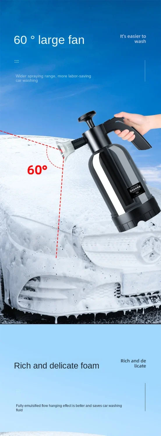 Royaleva High Pressure Car Foam Washer 2L with Nozzles
