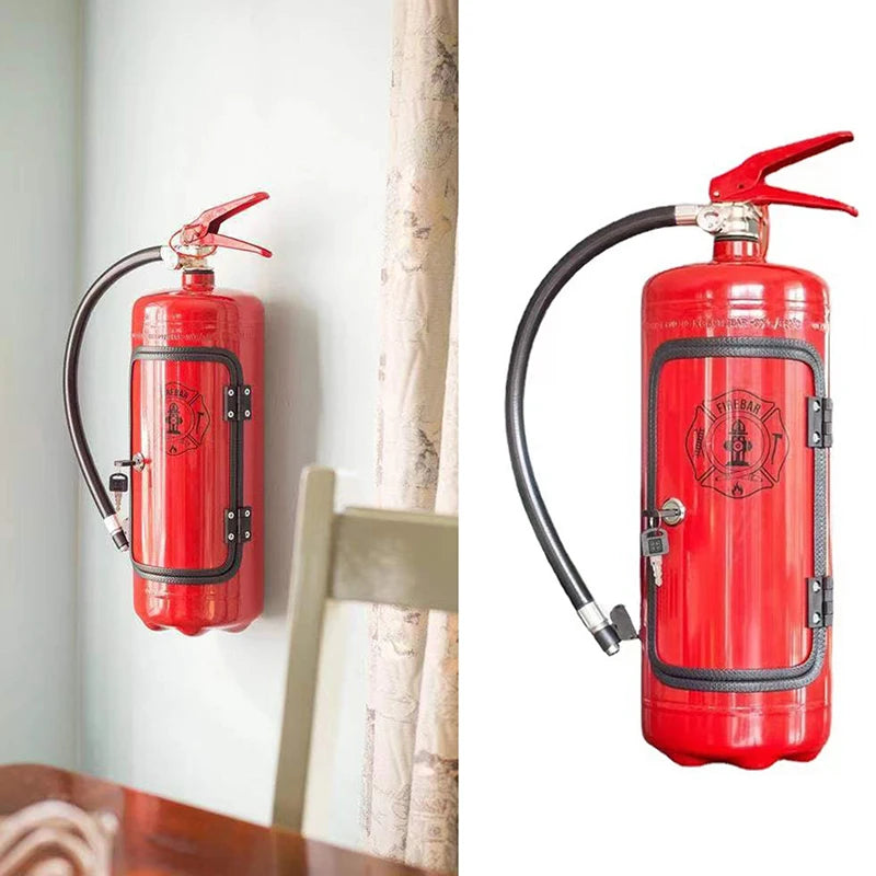 Rayvia Handcrafted Mini Bar From Real Fire Extinguisher