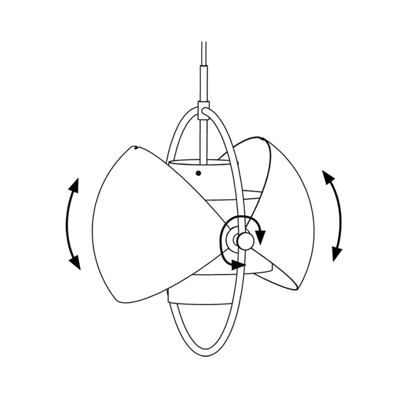 Luxora Danish Design Pendant Light - Modern Hanging Lamp for Bedroom and Dining Room