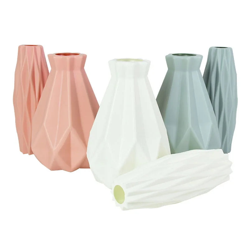 Royelux Nordic Ceramic Plastic Vase - Elegant Modern Home & Event Décor