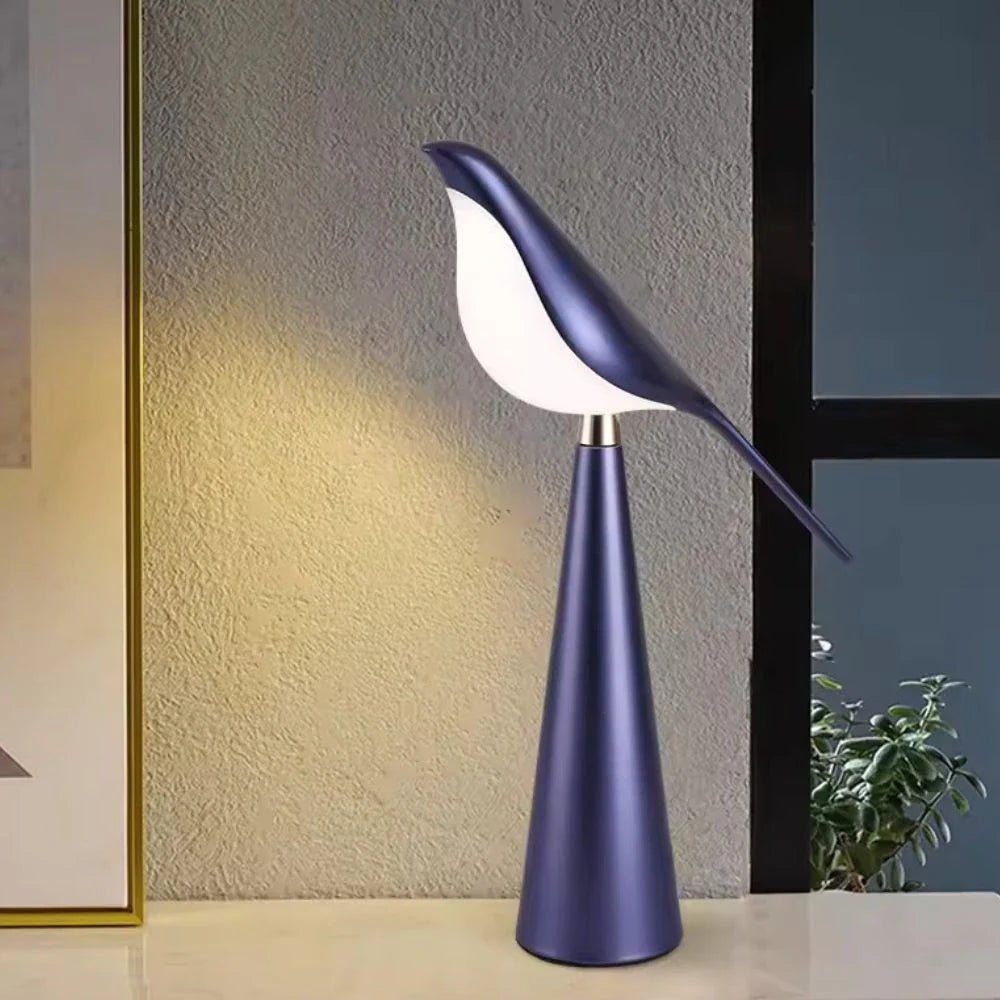 LuxRoyale Magpie Light Rotatable Lamp Head Three Brightness Levels Acrylic Metal